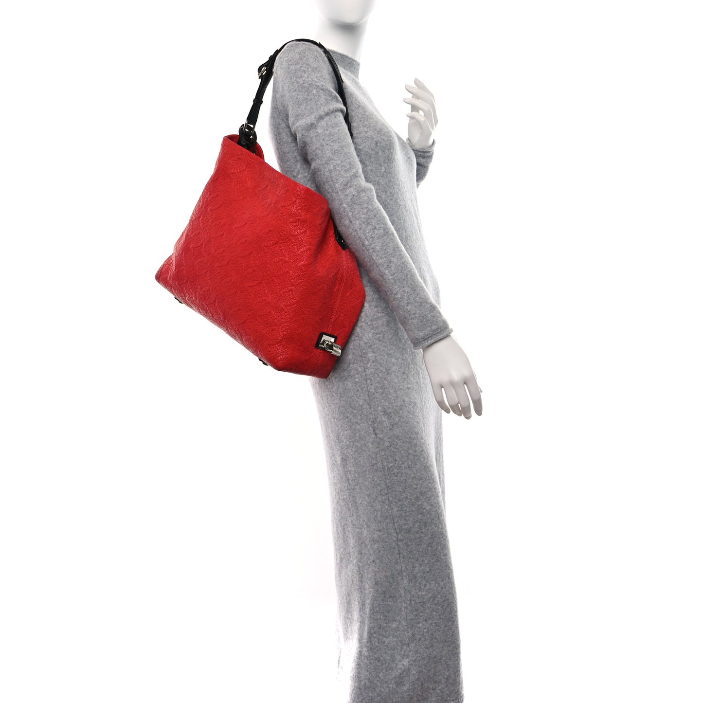 Monogram Lambskin Antheia Hobo PM Corail