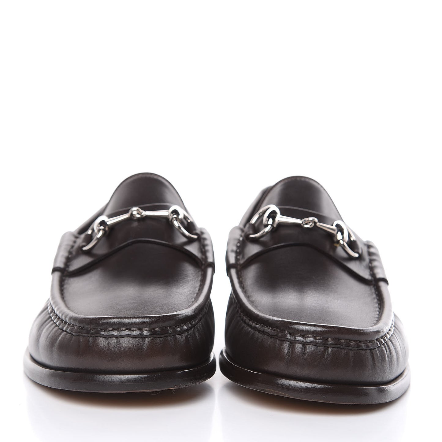 Calfskin Mens 1953 Horsebit Loafers 8.5 Marrone