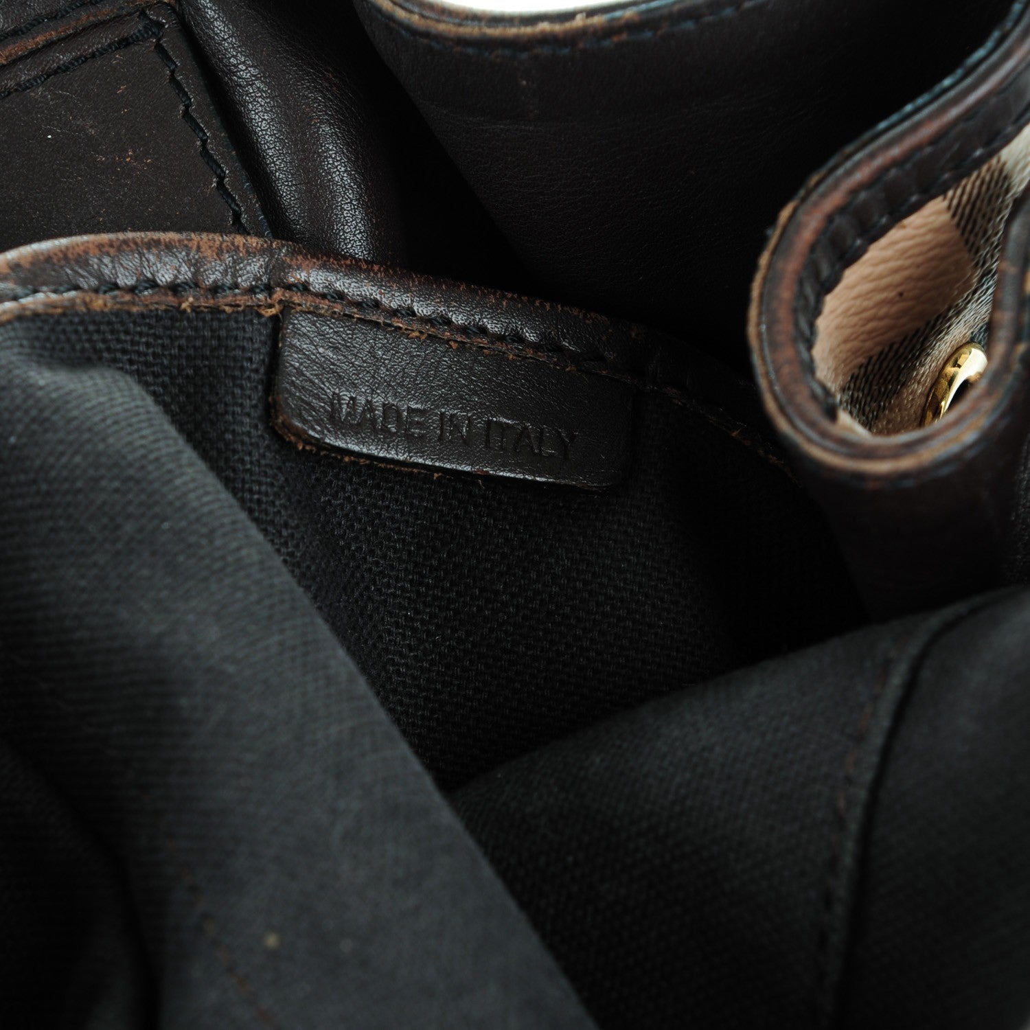 Burberry Haymarket Check Medium Willenmore Hobo Chocolate 8 of 13
