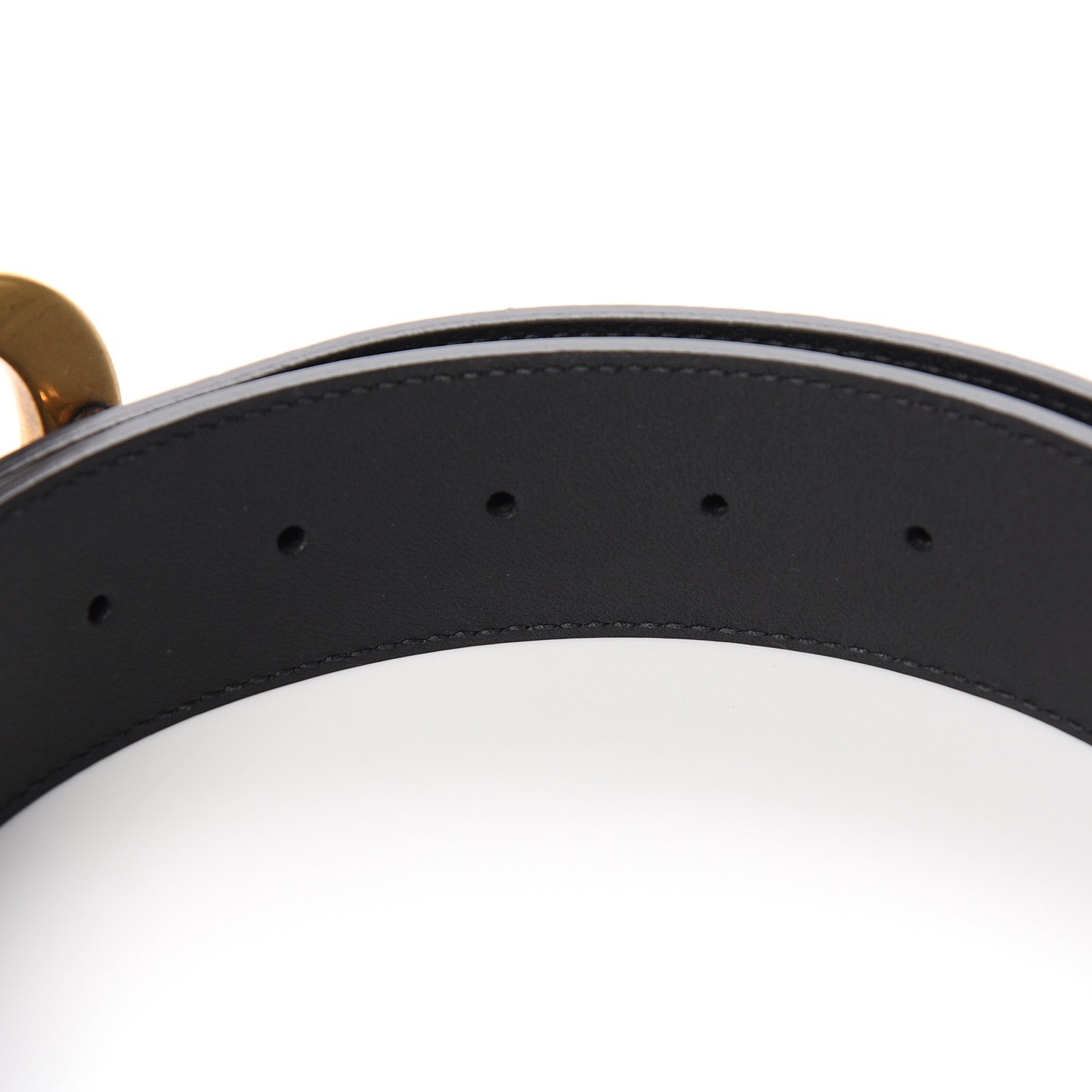 Gucci Textured Calfskin Double G 40mm Belt 105 42 Black 4 of 6