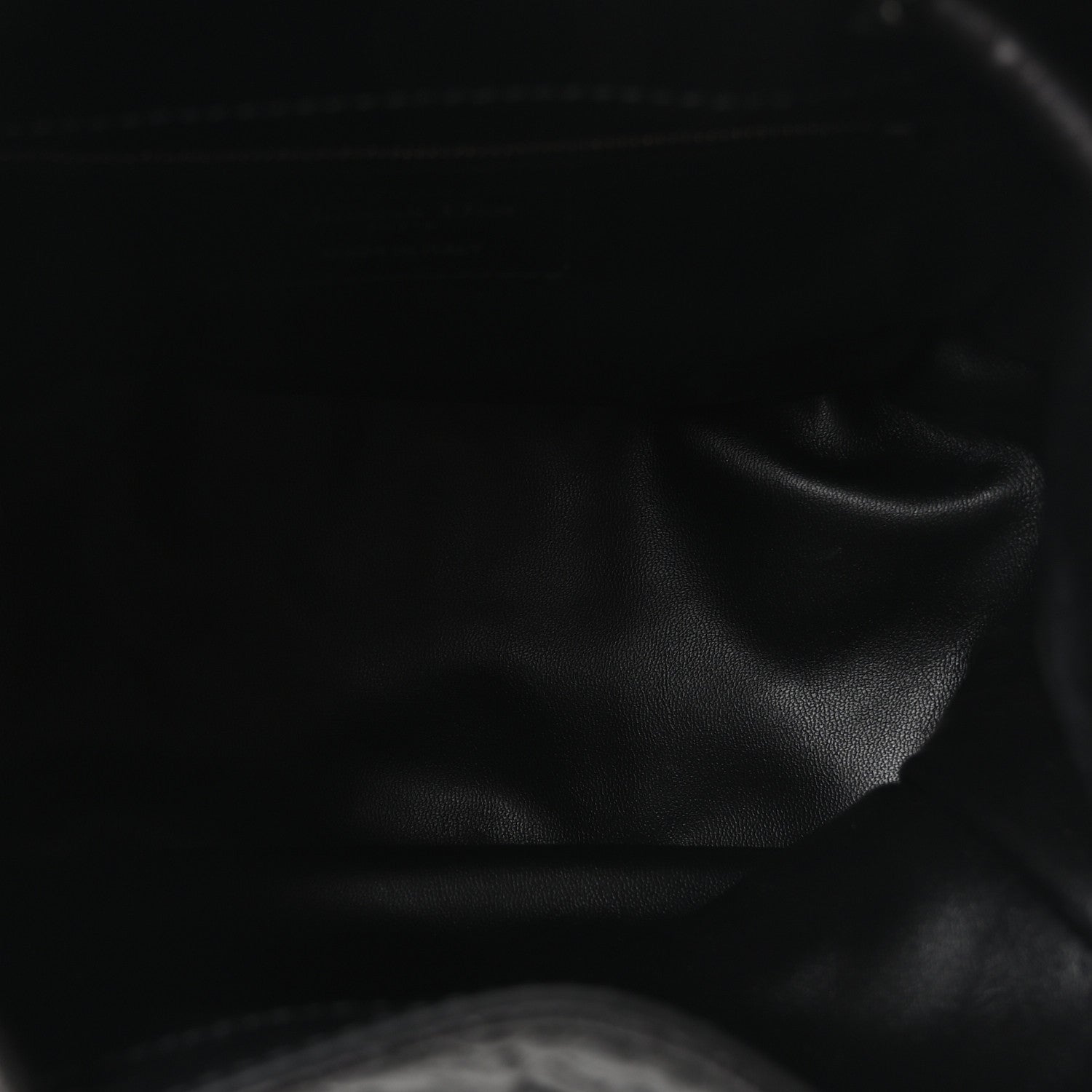 Christian Dior Crinkled Calfskin Macrocannage Small D-Motion Bag Black 5 of 10