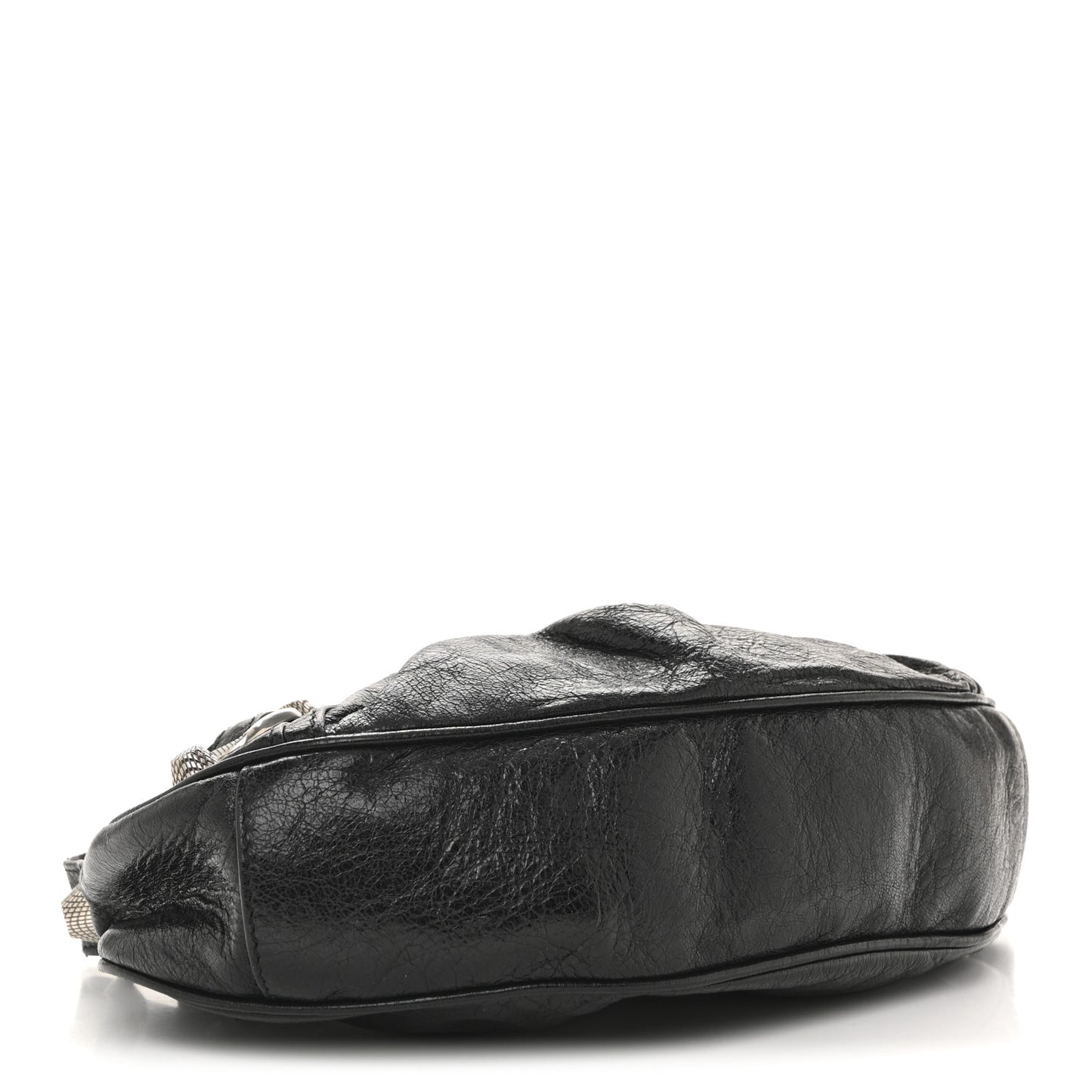 Agneau Arena Le Cagole Shoulder Bag XS Black