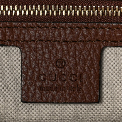 Gucci New Denim GG Monogram Medium Ophidia Shopping Tote Blue Tea Cuir 6 of 9