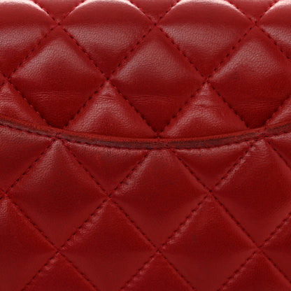 Chanel Lambskin Quilted Mini Rectangular Flap Red 11 of 13