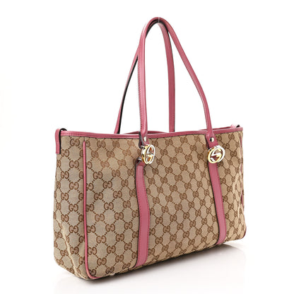 Gucci Monogram Medium Twins Tote Pink 3 of 12
