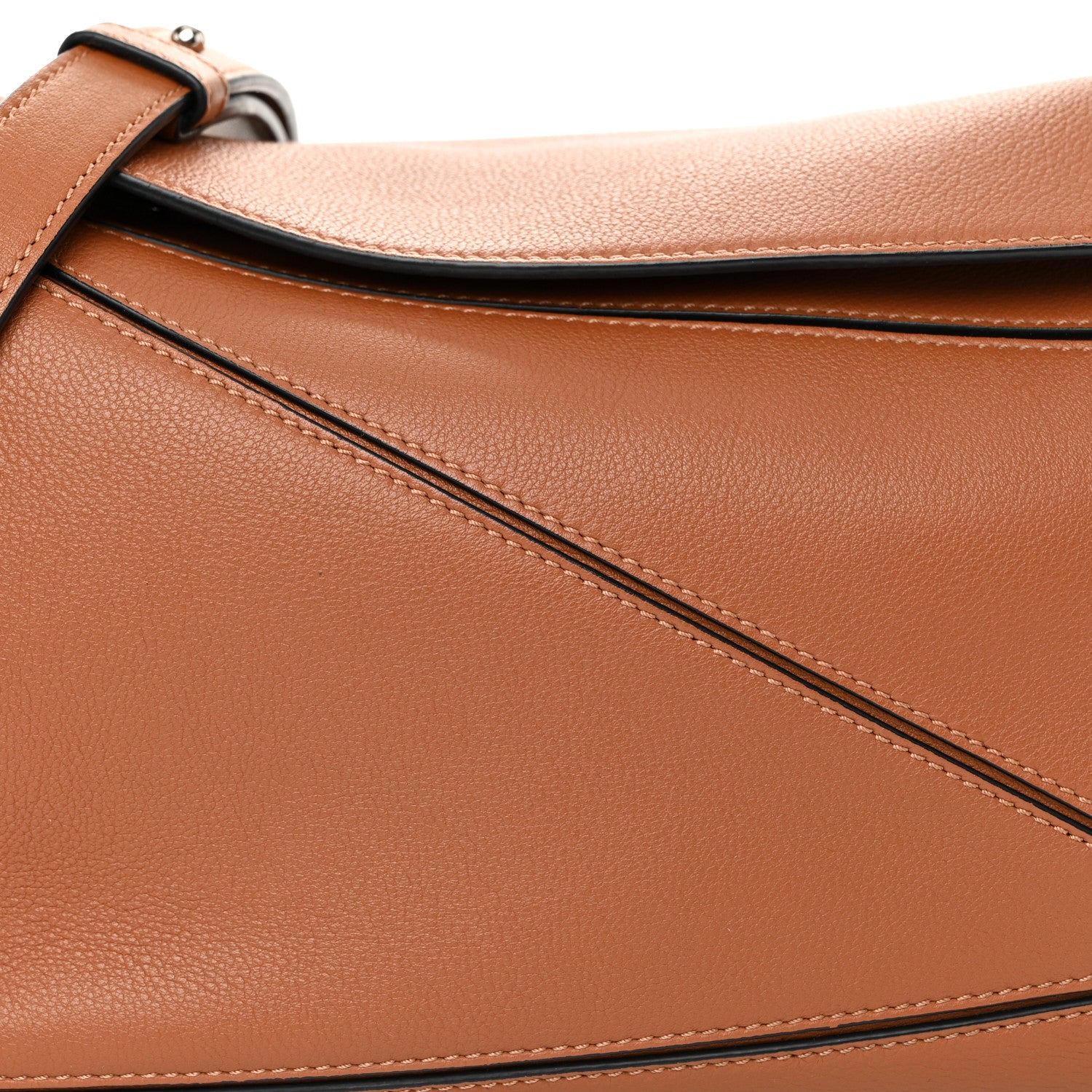 Loewe Calfskin Small Puzzle Bag Tan 7 of 10