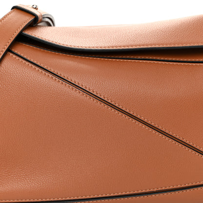 Loewe Calfskin Small Puzzle Bag Tan 7 of 10