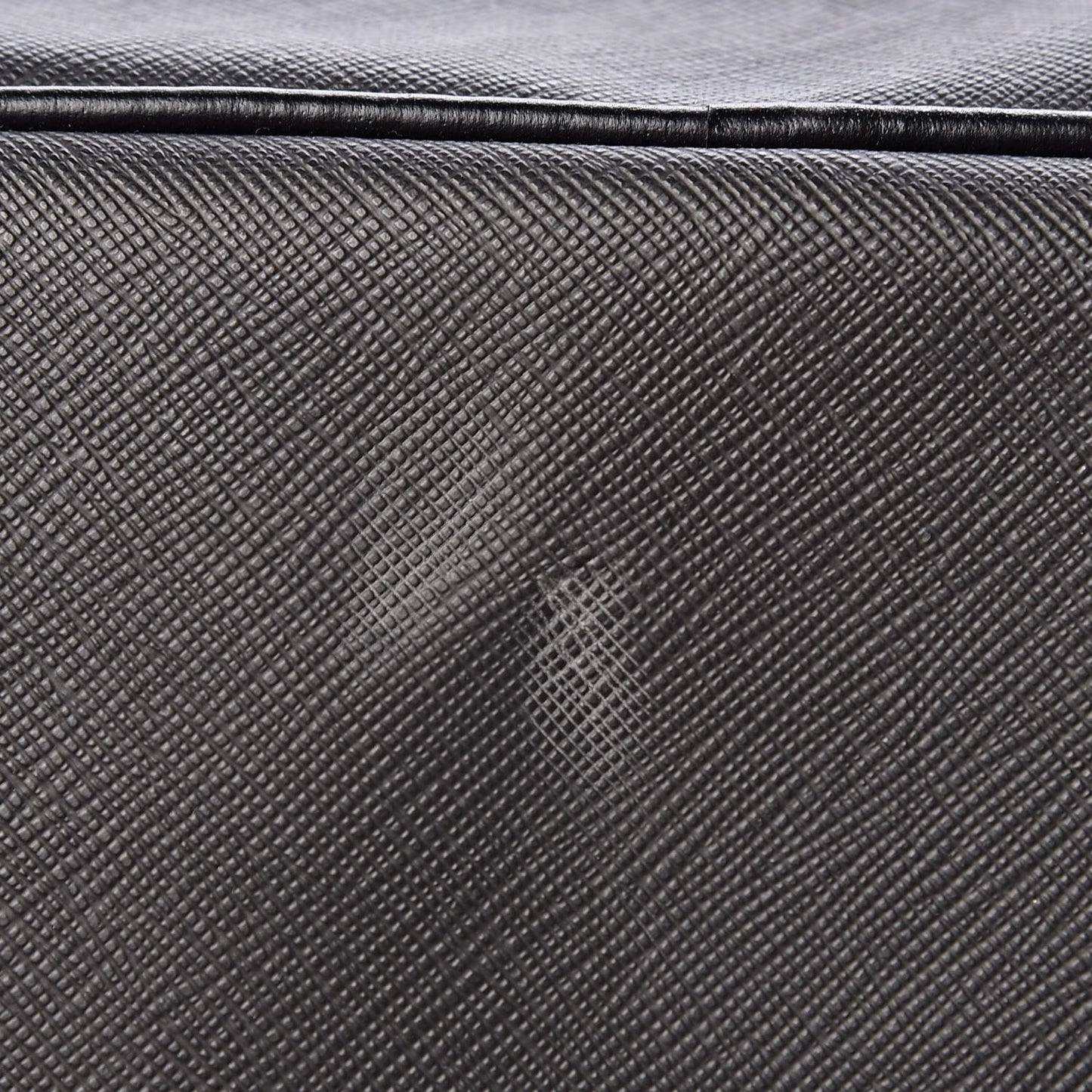 Textured Coated Canvas Bambi Print Large Antigona Tote Black