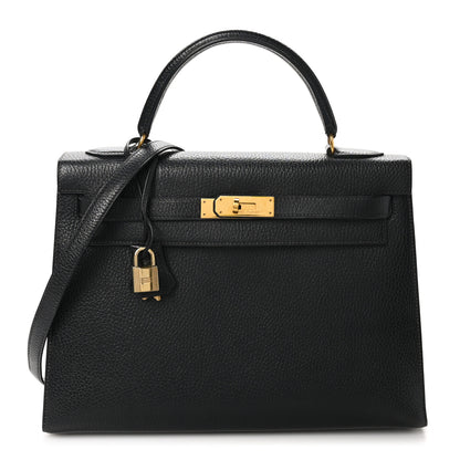 Hermes Ardennes Kelly Sellier 32 Black 1 of 11