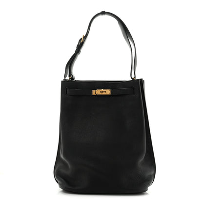 Hermes Taurillon Clemence So Kelly 26 Black 1 of 14