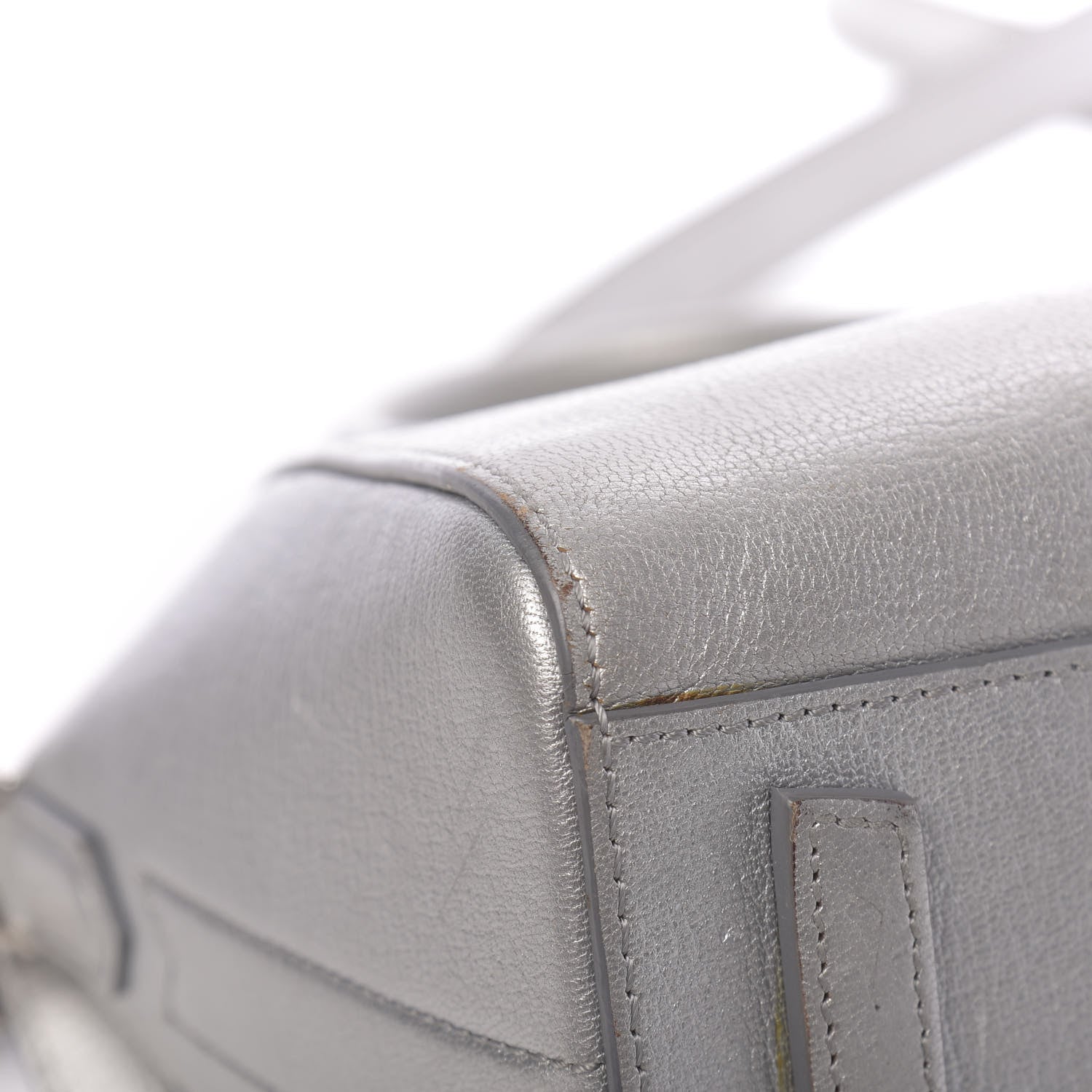 Givenchy Metallic Sugar Goatskin Mini Antigona Silver 16 of 27