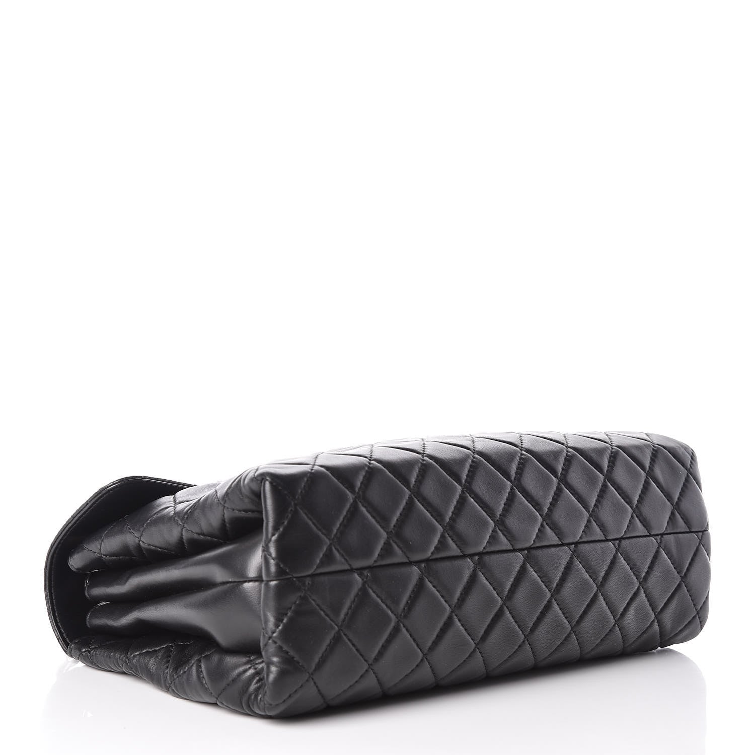 Chanel Lambskin Quilted Jumbo by 4 Flap Black 4 of 9