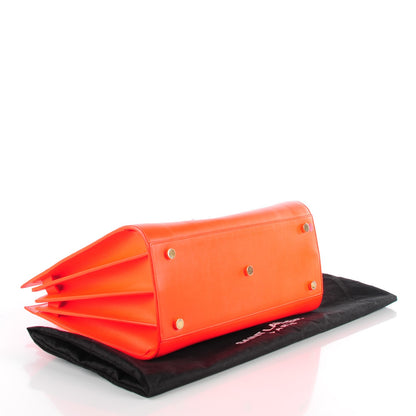 Saint Laurent Calfskin Small Sac De Jour Neon Orange 4 of 9