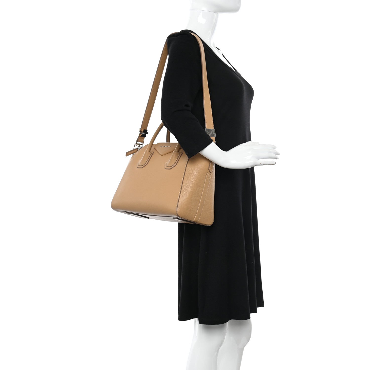 Givenchy Sugar Goatskin Small Antigona Light Beige 2 of 13
