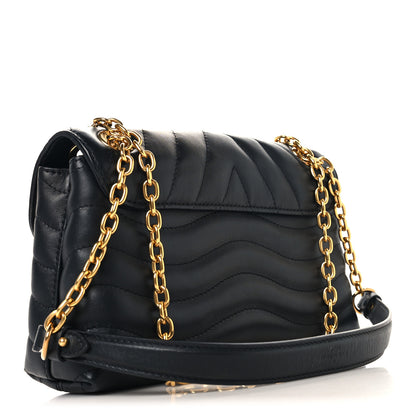 Louis Vuitton Calfskin LV New Wave Chain Bag Black 3 of 9