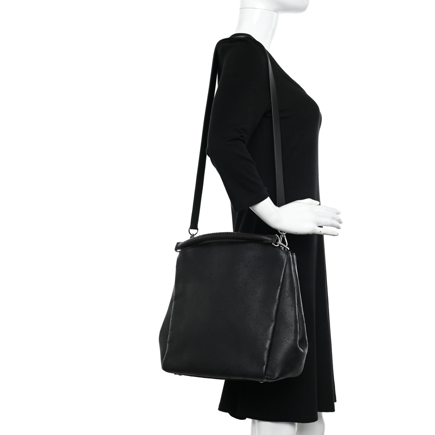 Louis Vuitton Mahina Babylone PM Black 2 of 9