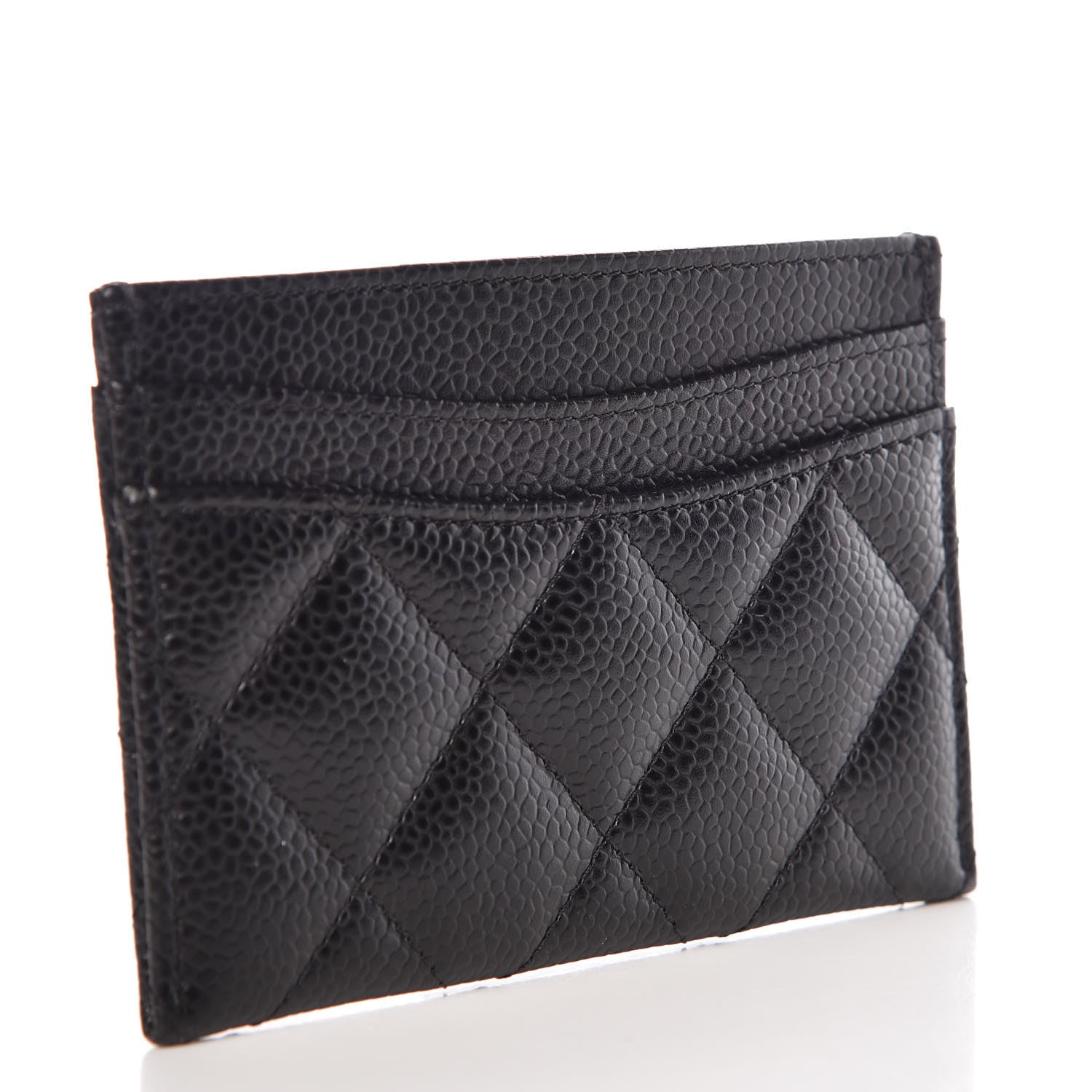Chanel Caviar Quilted Card Holder Black 3 of 9