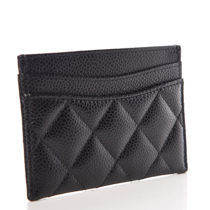 Chanel Caviar Quilted Card Holder Black 3 of 9
