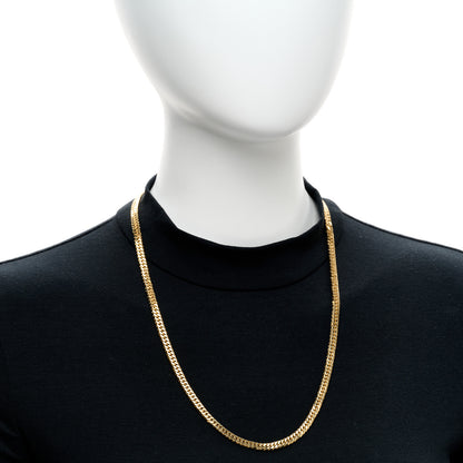 Parker & West by FASHIONPHILE 18K Yellow Gold Curb Chain Necklace 23.75" 2 of 6