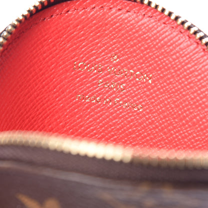 Louis Vuitton Monogram 2016 Christmas Animation Round Coin Purse Rouge 6 of 7