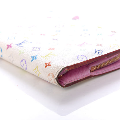 Louis Vuitton Monogram Multicolor Insolite Wallet White Litchi 8 of 11