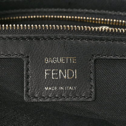 Fendi Nappa FF 1974 Embossed Baguette Black 5 of 9