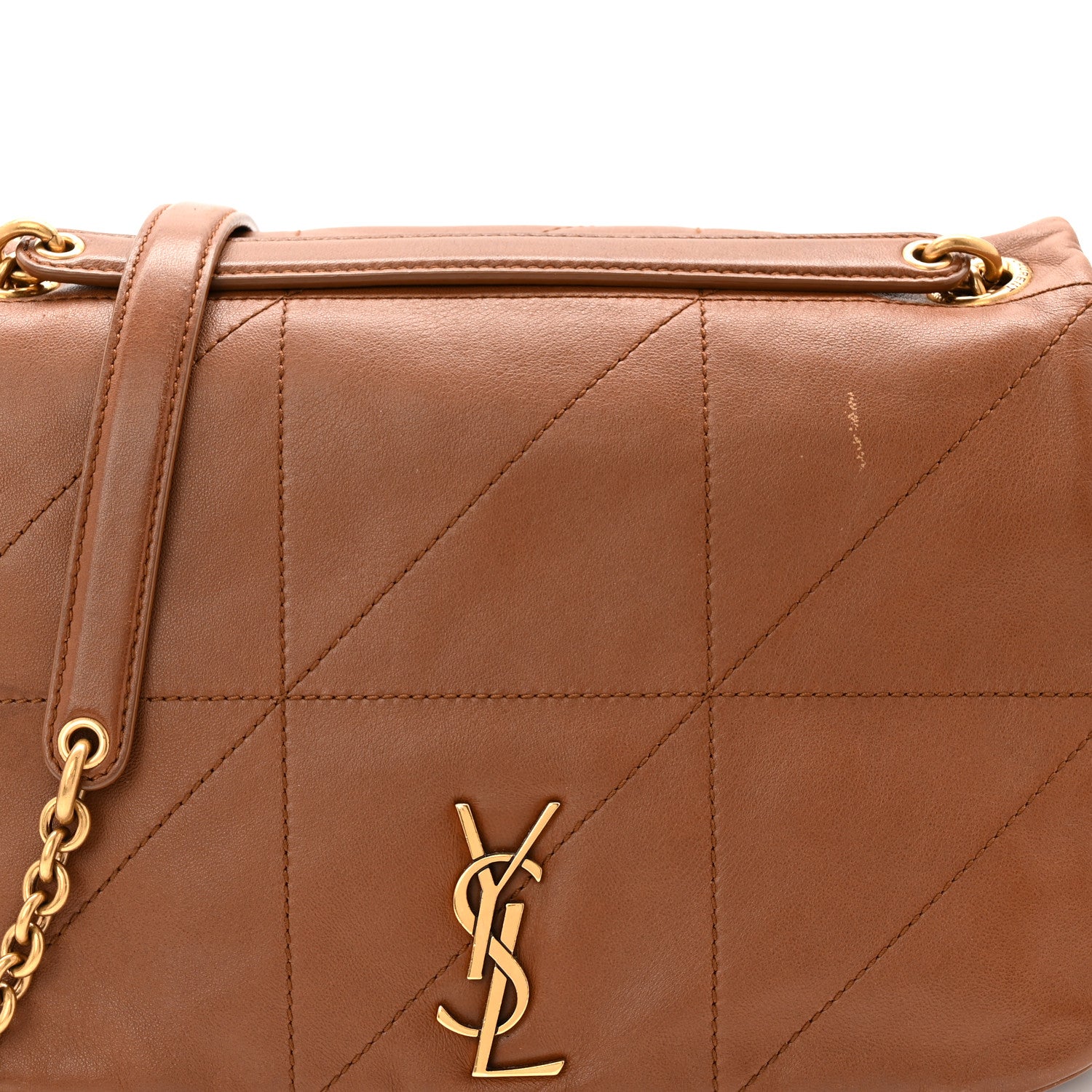 Saint Laurent Lambskin Matelasse Monogram Small Jamie 4.3 Light Fox 8 of 11
