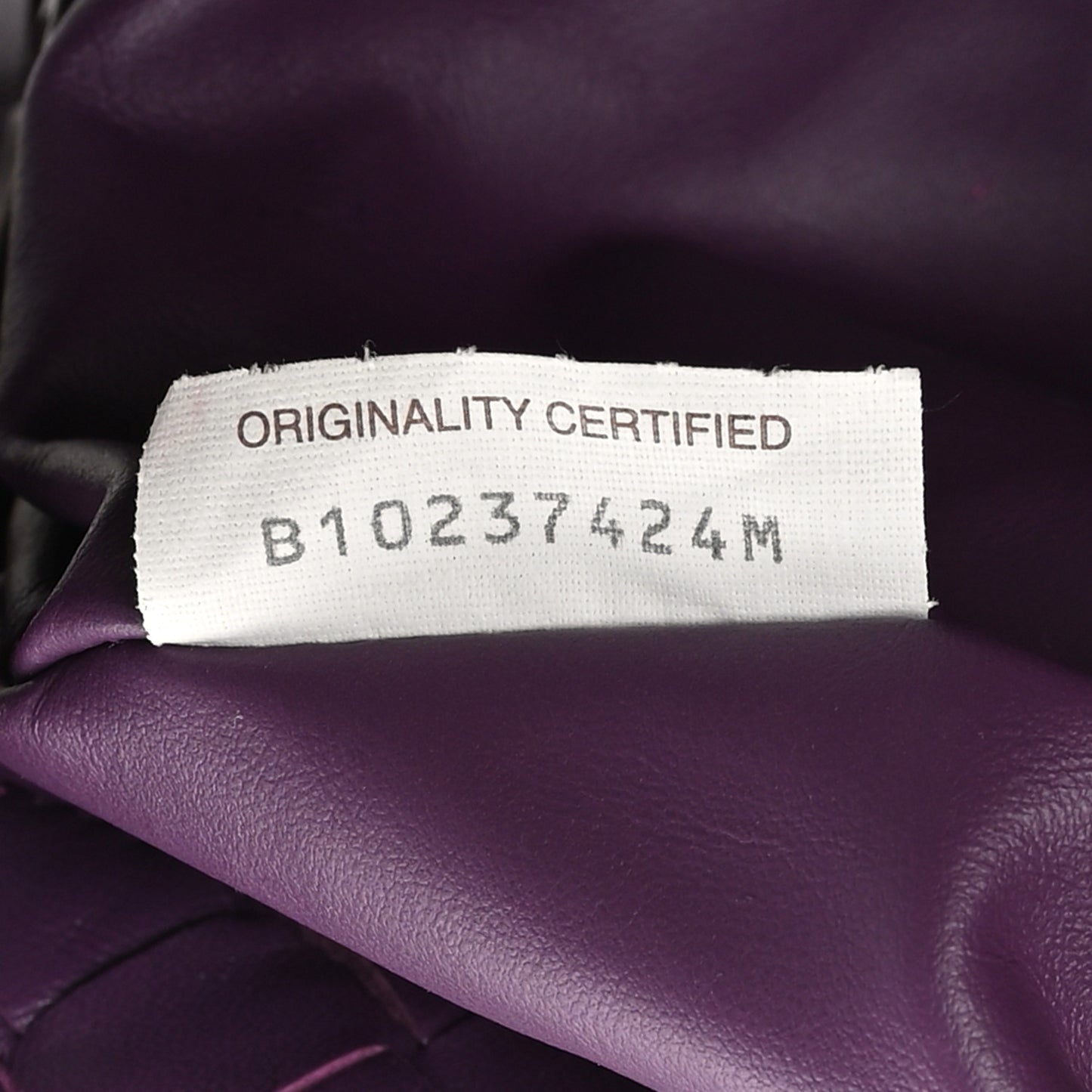 Nappa Intrecciato Teen Jodie Hobo Eggplant