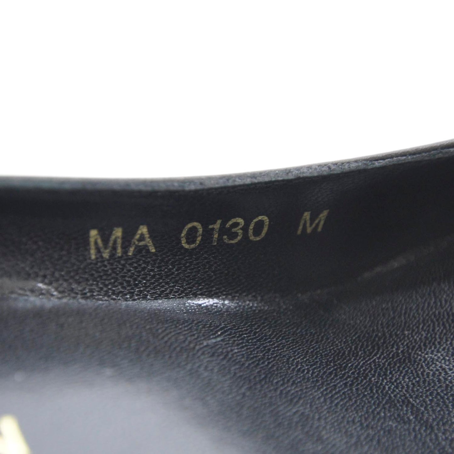 Leather Bow Heels 36 Black