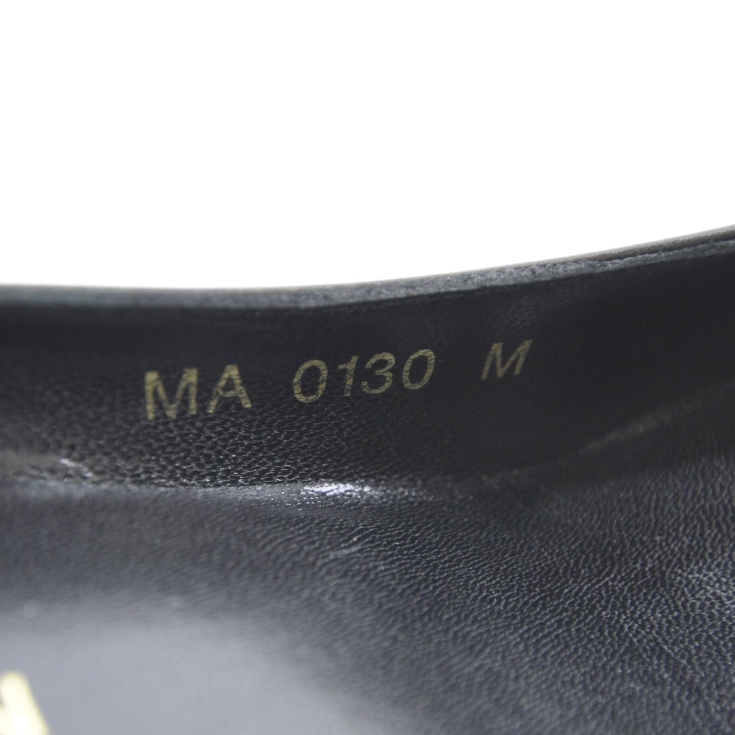 Louis Vuitton Leather Bow Heels 36 Black 8 of 8