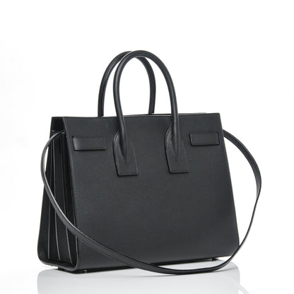 Saint Laurent Grained Calfskin Small Sac De Jour Black 3 of 7