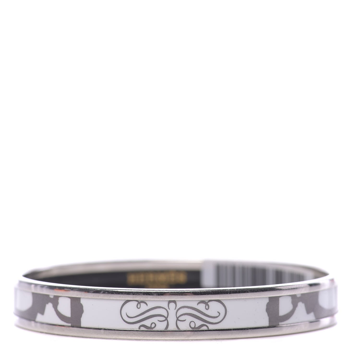 Hermes Enamel Printed Narrow Brides De Gala Tattoo Bracelet 65 Paltine 1 of 6