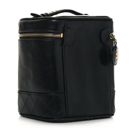 Chanel Calfskin Cosmetic Vanity Bag Black 3 of 19