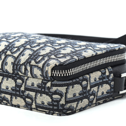 Christian Dior Oblique Pouch Navy Blue 8 of 8