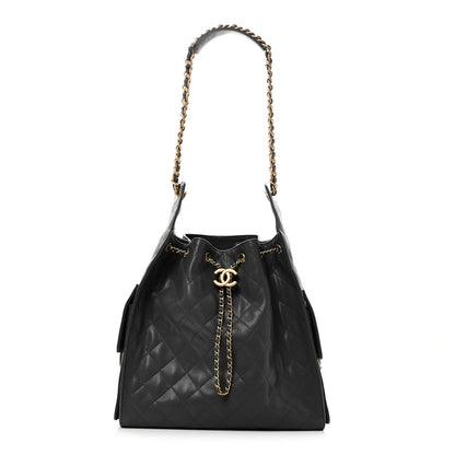 Chanel Caviar Quilted Medium Chanel 25 Handbag Dark Grey 1 of 12
