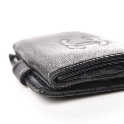 Chanel Caviar Timeless CC Compact French Wallet Black 12 of 20