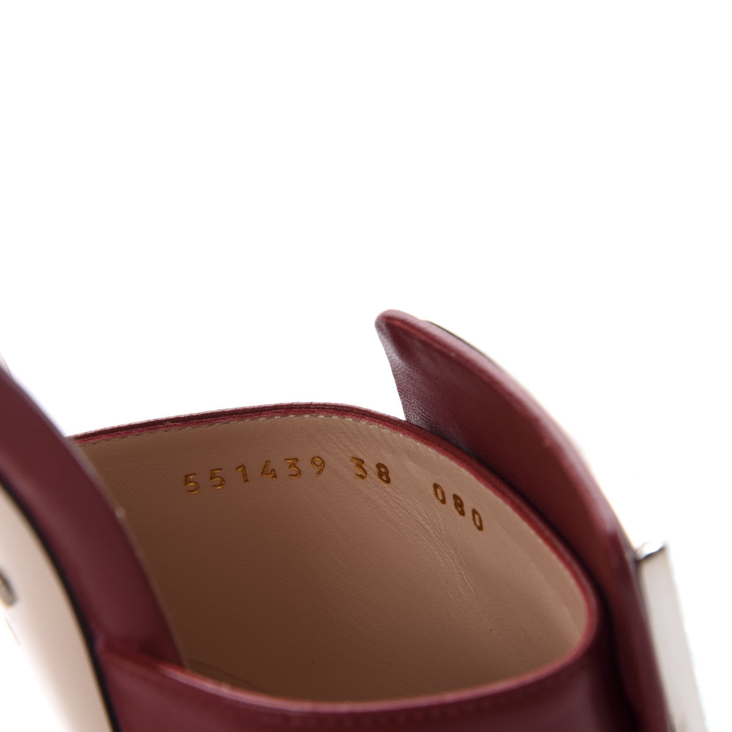 Gucci Malaga Kid Crystal Square G Madelyn Mules 38 Romantic Cerise 9 of 10