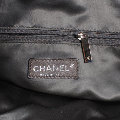 Chanel Glazed Caviar Mademoiselle XL Tote Black 6 of 8