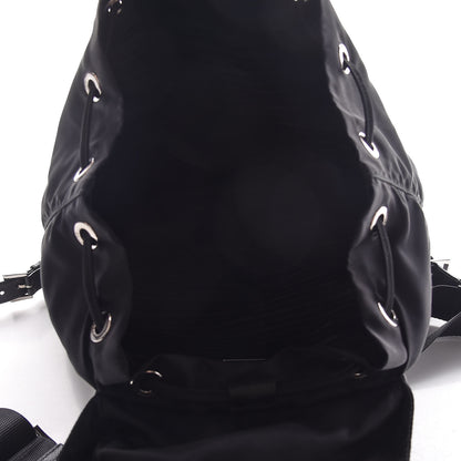 Prada Tessuto Nylon Saffiano Medium Backpack Black 5 of 12