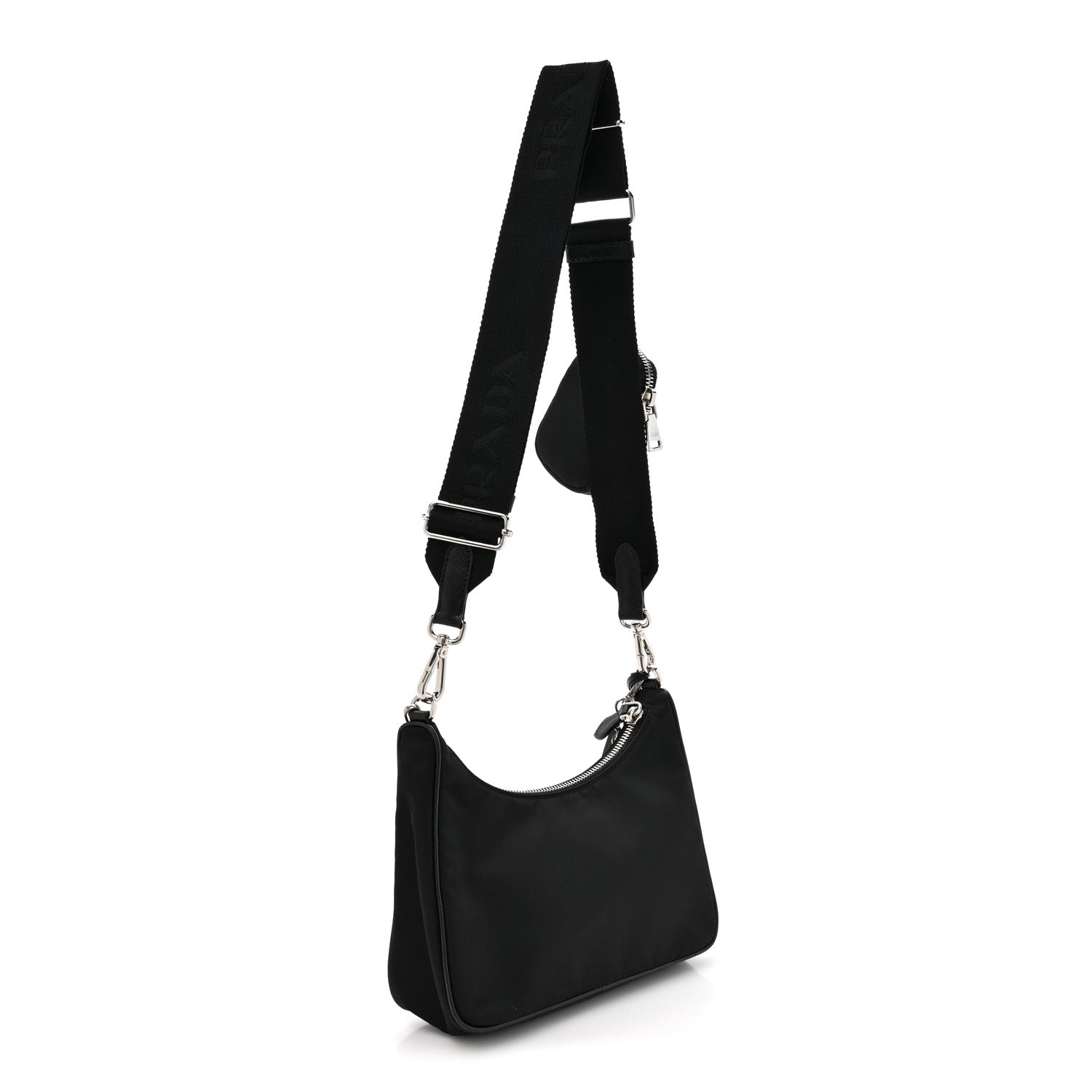 Prada Nylon Re-Edition 2005 Shoulder Bag Black 3 of 12
