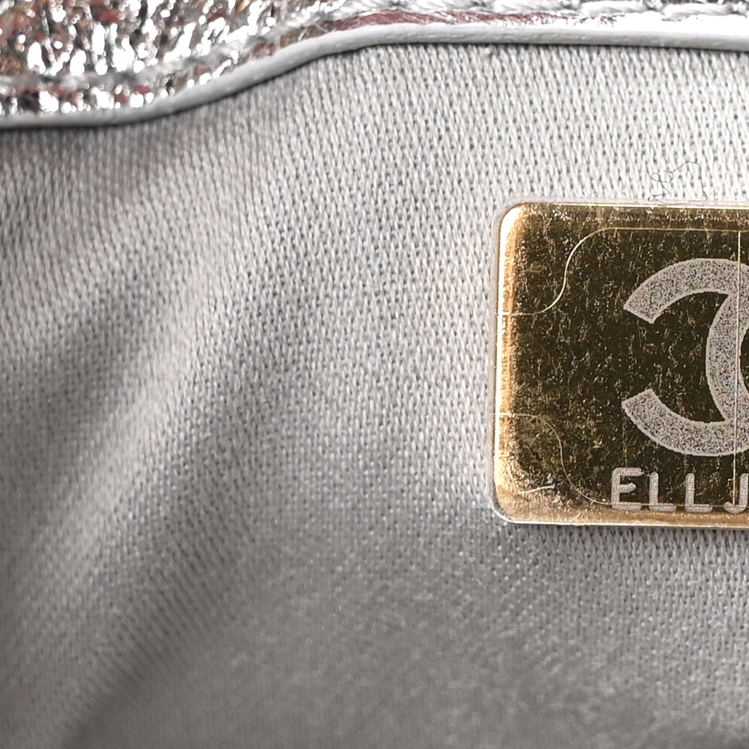 Chanel Metallic Aged Calfskin Quilted Small Chanel 25 Handbag Silver 7 of 12