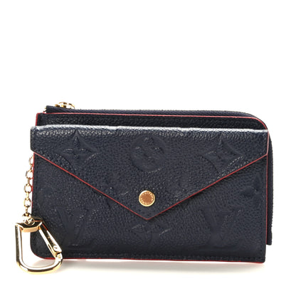 Louis Vuitton Empreinte Recto Verso Card Holder Marine Rouge 1 of 7