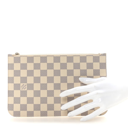 Louis Vuitton Damier Azur Neverfull MM GM Pochette 2 of 6