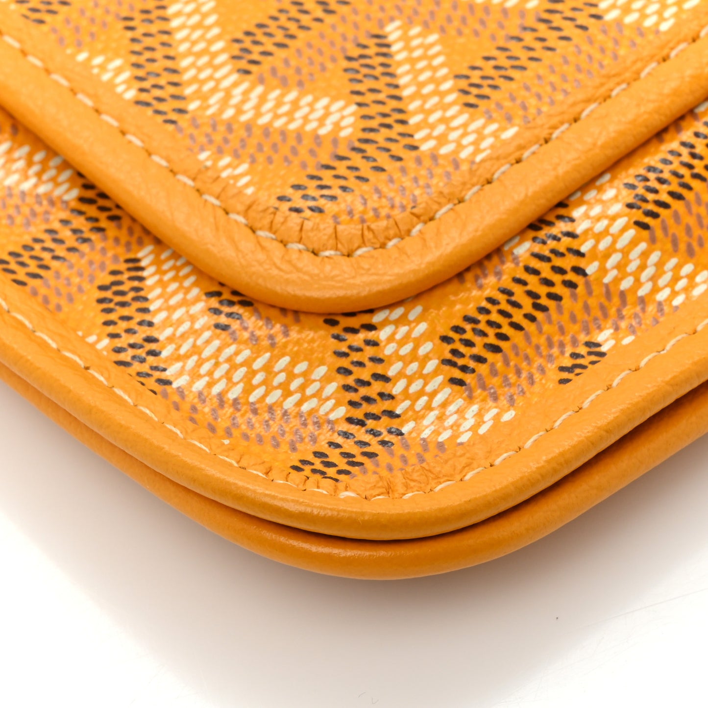 Goyardine Plumet Wallet Clutch Yellow