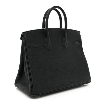 Hermes Togo Birkin 25 Black 3 of 9