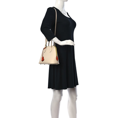 Hermes Epsom Tri-Color 1923 Bolide 25 Nata Terre Battue Jaune Citron 2 of 9