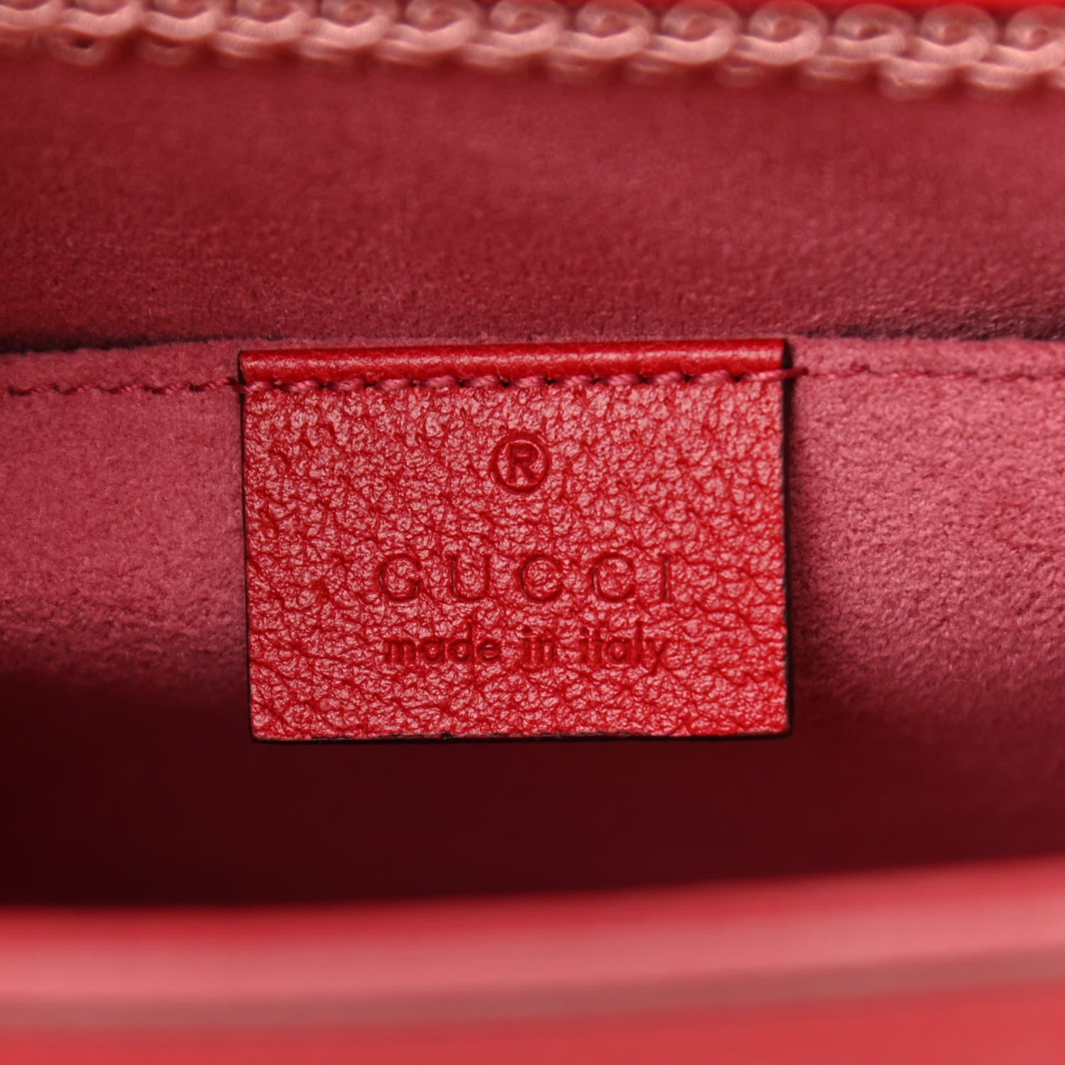 Gucci Calfskin Embroidered Medium Shoulder Bag Hibiscus Red 6 of 9