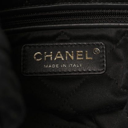 Chanel Velvet Sequin Quilted Chanel 22 Black 6 of 10