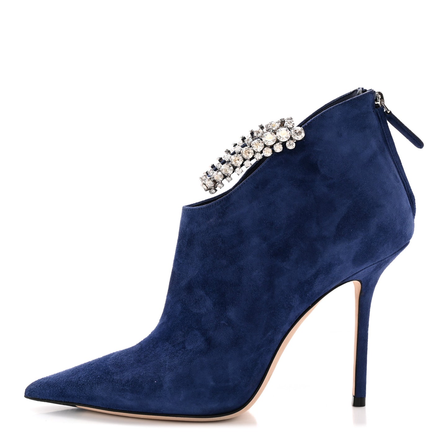 Suede Crystal Blaize 100 Ankle Boots 38 Pop Blue