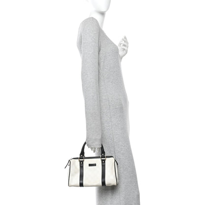 Gucci GG Plus Monogram Small Joy Boston White Black 2 of 15